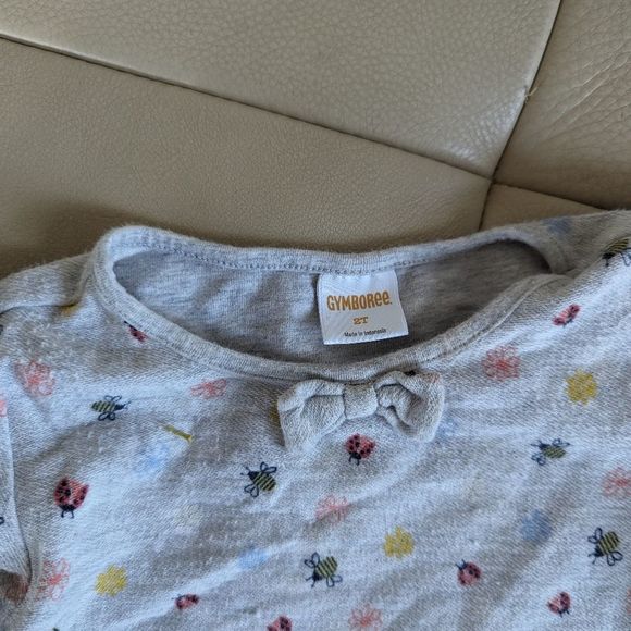 Gymboree grey and yellow dress size 2T for toddler girl - Picture 2 of 3